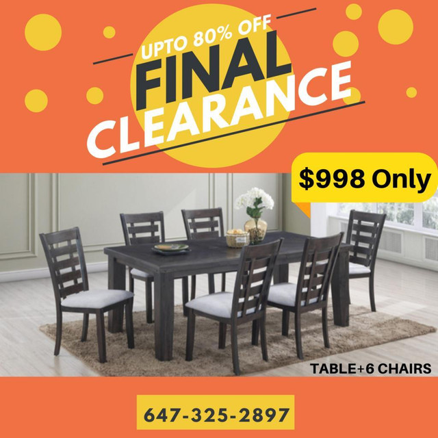 Extendable Dining set !! Huge Sale !! in Dining Tables & Sets in Hamilton - Image 2
