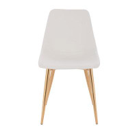 Everly Quinn Andricka Side Chair in White