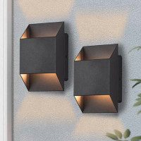 Ebern Designs Aluminum LED Wall Light