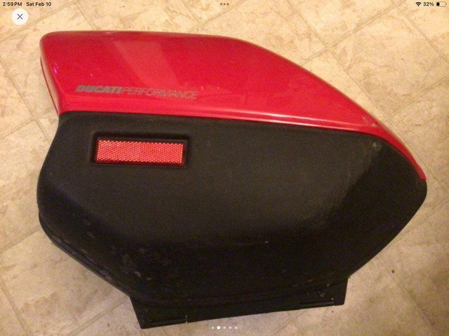 2005 2006 DUCATI MULTISTRADA 1000S Right Pannier Saddlebag in Motorcycle Parts & Accessories