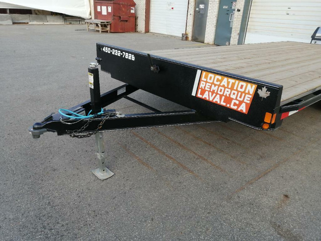 Location remorque trailer flatbed plateforme 20 pied in ATV Parts, Trailers & Accessories in Greater Montréal