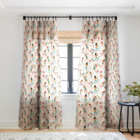 East Urban Home 83 Oranges Central Park Zumba 1pc Sheer Window Curtain Panel