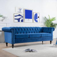 House of Hampton 3 Seater Sofa With Removable Cushion