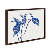 Bay Isle Home™ Arrowhead Plant by Alicia Schultz - Floater Frame Print on Canvas