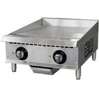 Commercial Electric 24 Thermostatic Griddle - Single or Three Phase
