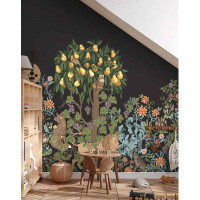 Bungalow Rose Seabrook Designs Onyx Filippus Non-Woven Unpasted Wallpaper Mural