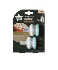 Tommee Tippee Breast-like Pacifier Soother Tommee Tippee 0-6 months, 4 Count