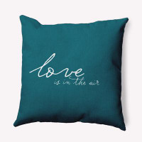 The Holiday Aisle® Ejner Love In The Air No Pattern Throw Pillow