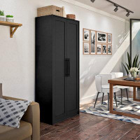 Prepac Elite Premium Home Storage Cabinet with Panel Doors 16" D x 32" W x 72" H