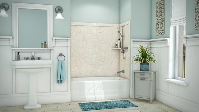 Calabria Shower Wall Surround 5mm - 6 Kit Sizes available ( 35 Colors and Styles Available ) **Includes Delivery in Plumbing, Sinks, Toilets & Showers - Image 4
