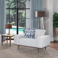 Michael Amini Balboa Accent Chair & Half And End Table Set