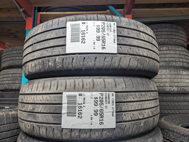 P205/65R16  205/65/16  HANKOOK KINERGY GT  ( all season summer tires ) TAG # 16162 in Tires & Rims in Ottawa