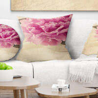 Made in Canada - East Urban Home Floral Peony Flowers Pillow