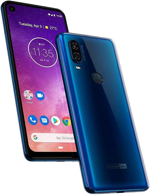MOTOROLA ONE VISION 128GB m3834 EXCELLENT CELLULAIRE UNLOCKED DEBLOQUE FIDO ROGERS TELUS BELL VIDEOTRON KOODO CHATR in Cell Phones in City of Montréal - Image 2
