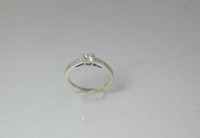 (I-4945-513) 14k white gold multistone Canadian diamond ring