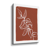 Red Barrel Studio Porch Plant II Gallery Wrapped Canvas