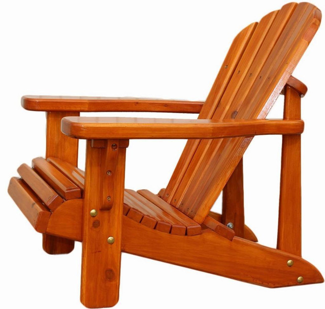 Amish Handcrafted Cedar Adirondack Muskoka Patio Deck Cottage Garden Chair Kit For DIY in Patio & Garden Furniture