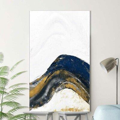Wrought Studio White Marble Tierra - Wrapped Canvas Painting Print in Arts & Collectibles