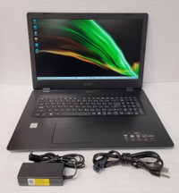 Acer Aspire 3 Laptop 17.3” Large Screen - Intel i3-1005G1/ 8GB RAM / 256GB SSD Win-11 pro