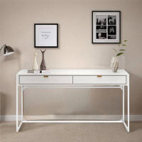 Latitude Run® Modern home desk with storage design.