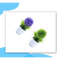 Primrue Green Decoration Artificial Plants Small Potted Realistic Fake Plastic Greenery Tabletop Topiary Trees