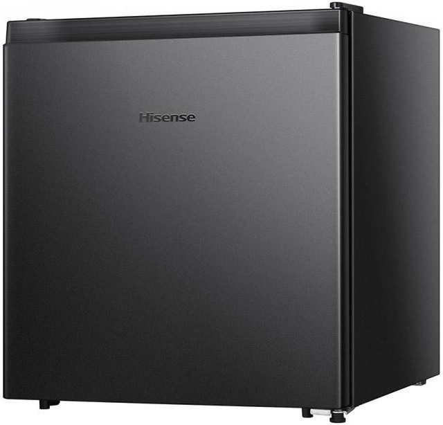 A compact place to store your snacks! Hisense 1.6 Cubic Feet Mini Fridge in Refrigerators