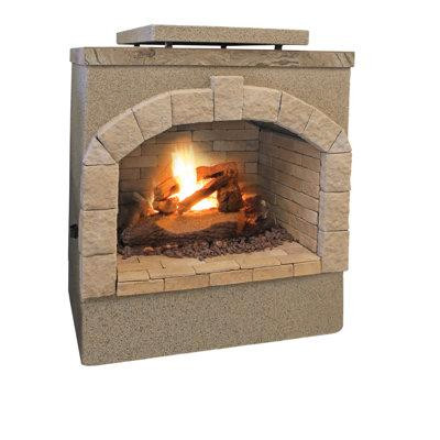 Cal Flame 59" H Propane Outdoor Fireplace in BBQs & Outdoor Cooking
