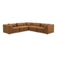 Hokku Designs Makalah 5 - Piece Upholstered Sectional