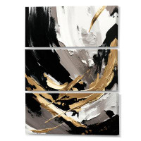 Design Art Seconds Before Euphoria - Abstract Painting Canvas Wall Art Set
