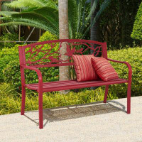 Wildon Home® Barile Stainless Steel Park Bench