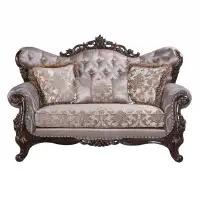 World Menagerie Transitional Style Sofa With Pillows