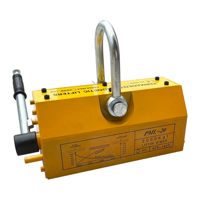.2000KG/4409 LB Lifting Magnet Steel Magnetic Lifter Permanent Crane Hoist Neodymium 170452 in Other Business & Industrial in Toronto (GTA) - Image 4