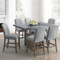 Wildon Home� Hallowell 6 - Person Counter Height Dining Set