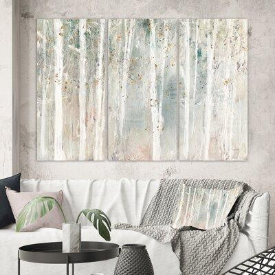 Made in Canada - The Twillery Co. Farmhouse 'A Woodland Walk into the Forest III' Painting Multi-Piece Image on Canvas in Painting & Paint Supplies