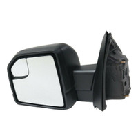 Mirror Driver Side Ford F150 2015-2018 Manual Standard Type Flat Glass With Blind Spot Textured , FO1320521
