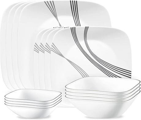 Corelle Urban Arc 16pc, Service for 4, Dinnerware Set in Kitchen & Dining Wares in Ontario