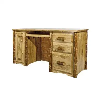 Loon Peak Tustin Solid Wood Desk
