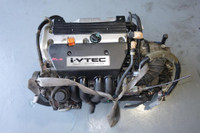 JDM Honda CRV 2.4L DOHC i-Vtec K24A K24A1 Complete Engine Motor + AWD Automatic Transmission 2005-2006