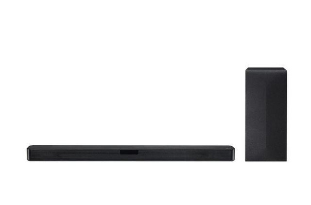 LG SN4 2.1 Channel 300 Watts Sound Bar System with Wireless Subwoofer in Speakers