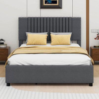 Latitude Run® Maniyah Upholstered Platform Bed with 2 Drawers and 1 Twin XL Trundle