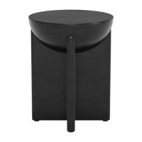 Hokku Designs Tume Side Table Black