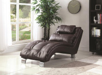 Accent Seating Casual and Contemporary Living Room Chaise with Sophisticated Modern Look ( In 3 Colors )