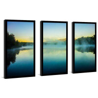 Made in Canada - Picture Perfect International Julian Price Lake in the Blue Ridge Mountains - 3 Piece Picture Frame Pho