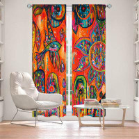 East Urban Home Lined Window Curtains 2-panel Set for Window Size by Michele Fauss - Flying Fish