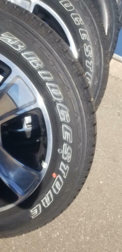 BRAND NEW TAKE OFF  2020  DODGE RAM ( 6 LUG ) 20  INCH WHEELS  WITH       BRIDGESTONE   275 / 55 / 20 TIRES WITH TPMS in Tires & Rims in Ontario - Image 2