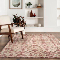 Foundry Select Anyce Southwestern Area Rug in Rust