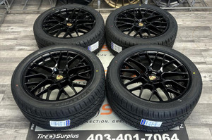 20in Porsche Macan Gloss Black 5x112 (Staggered Wheels & Tires) P04 Calgary Alberta Preview