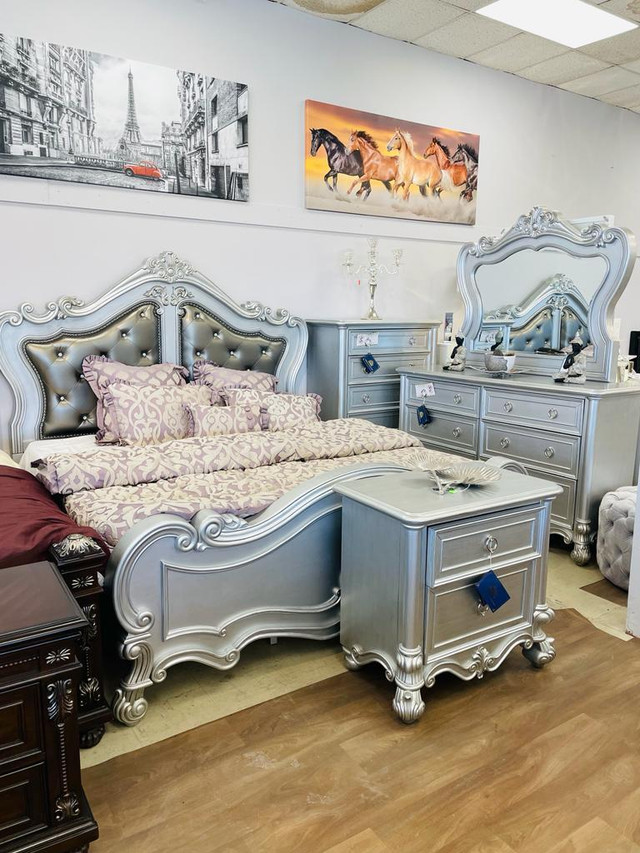Luxury Solidwood Bedroom Set! Huge Furniture Store Sale!! in Beds & Mattresses in Ontario - Image 3