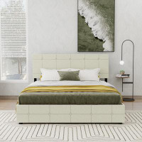 Latitude Run® Upholstered Bed Frame With 4 Storage Drawers