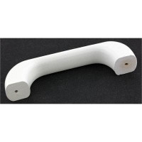 D. Lawless Hardware 3-3/4" Painted White Wood Pull